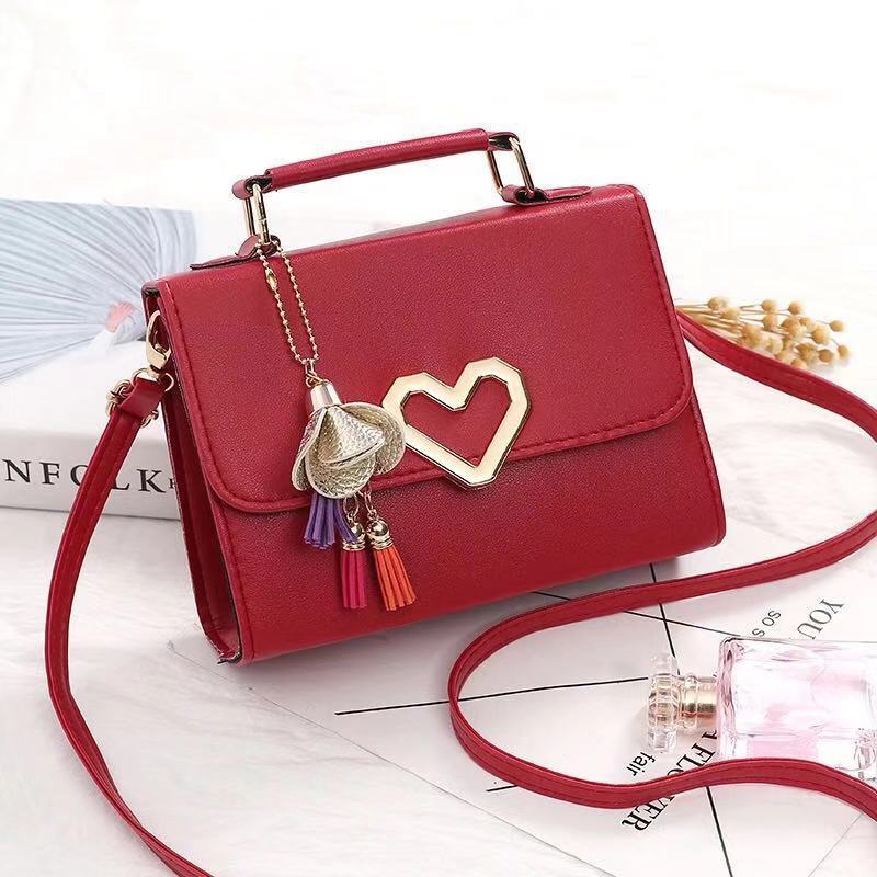 New Small Bag Women's New Fashion Women's Bag Portable Korean Style All-Match Shoulder Bag Small Square Bag Crossbody Shape-Fixed Bag