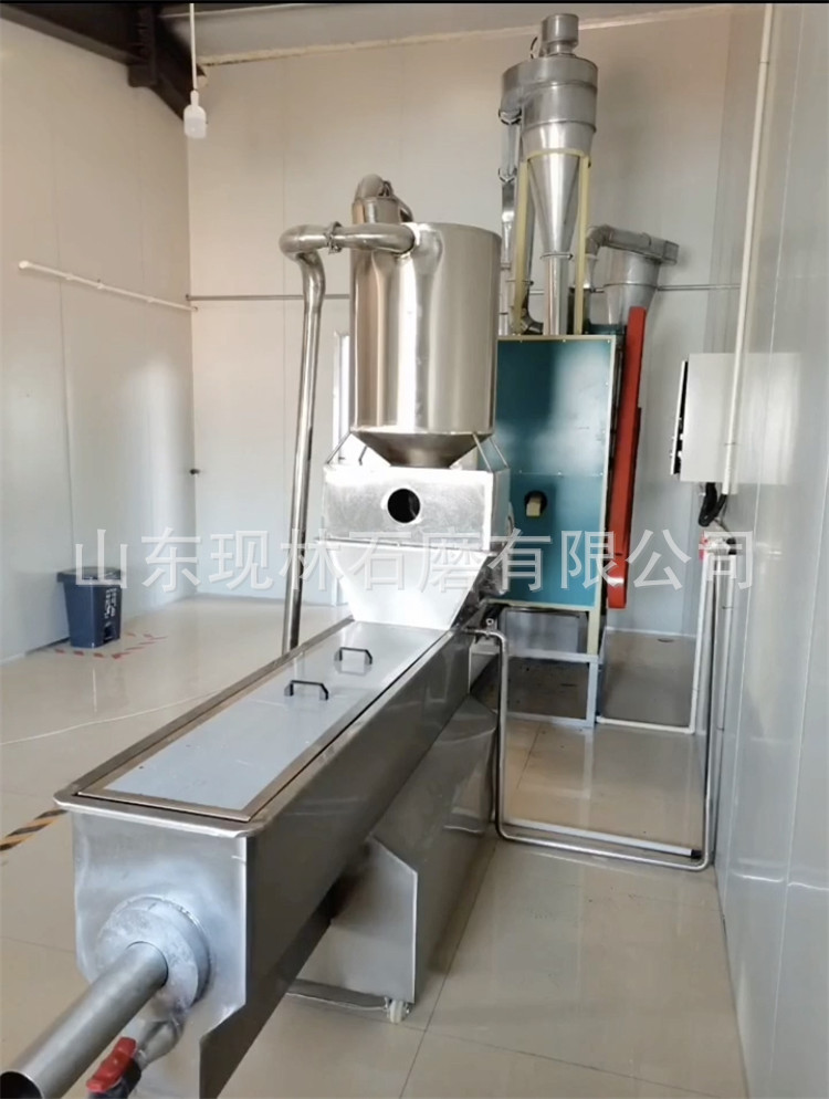 成套小磨香油机机器章丘芝麻酱机芝麻香油生产设备现林石磨厂家