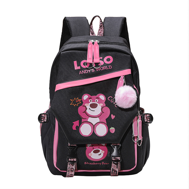 Cross-Border Men's and Women's Lightweight Casual Boys and Girls Fifth Grade Junior High School Cute Backpack Backpack Primary School Student Schoolbag Wholesale