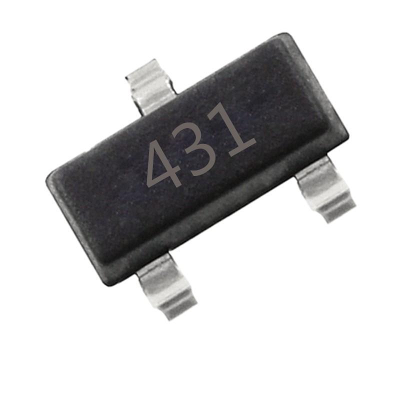 tl431 丝印431 sot-23贴片三极管稳压芯片 全新现货