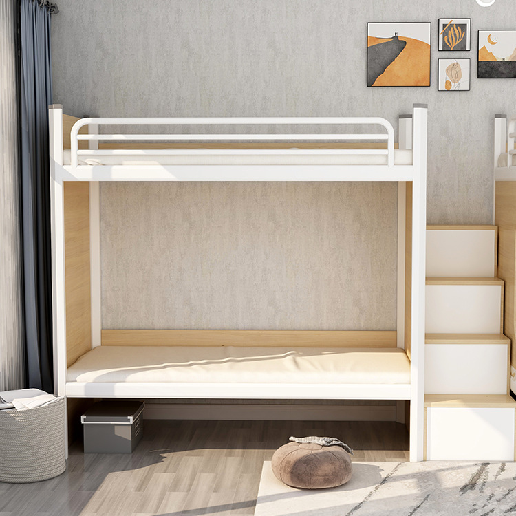 Iron Bunk Bed Student Staff Dormitory Talent Apartment Wholesale Home High and Low Youth Travel up and down Bunk Bed