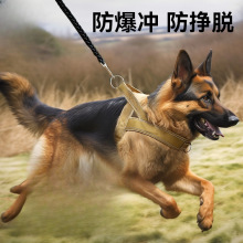 狗狗牵引绳防爆冲中型大型犬宠物遛狗绳狗链子金毛拉布拉多胸背带