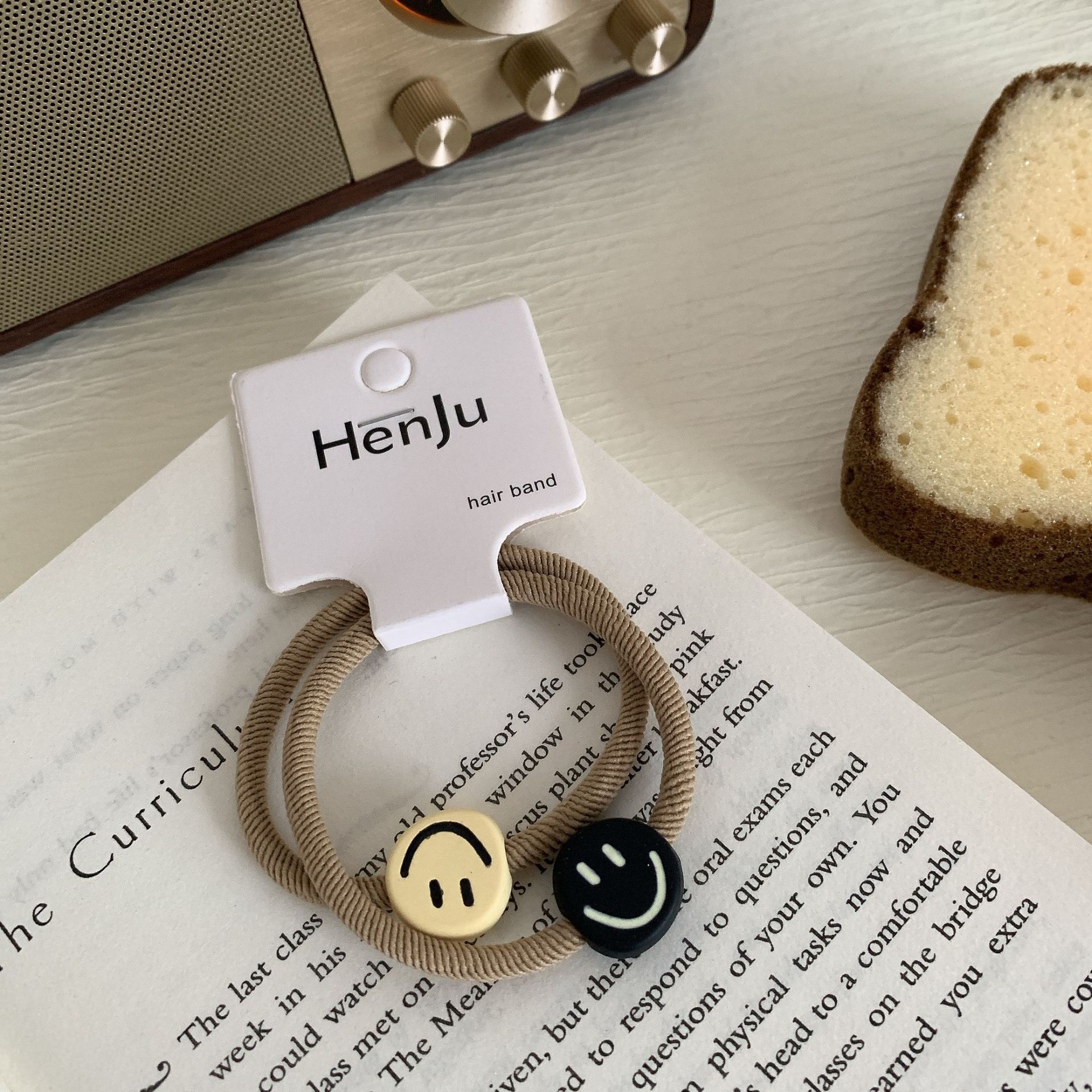 Two Pieces ~ Nice Milk Coffee New Ponytail Hair Ring Hair Rope Vintage Hair Accessories Hair Rope Korean Ins Rubber Band Headdress