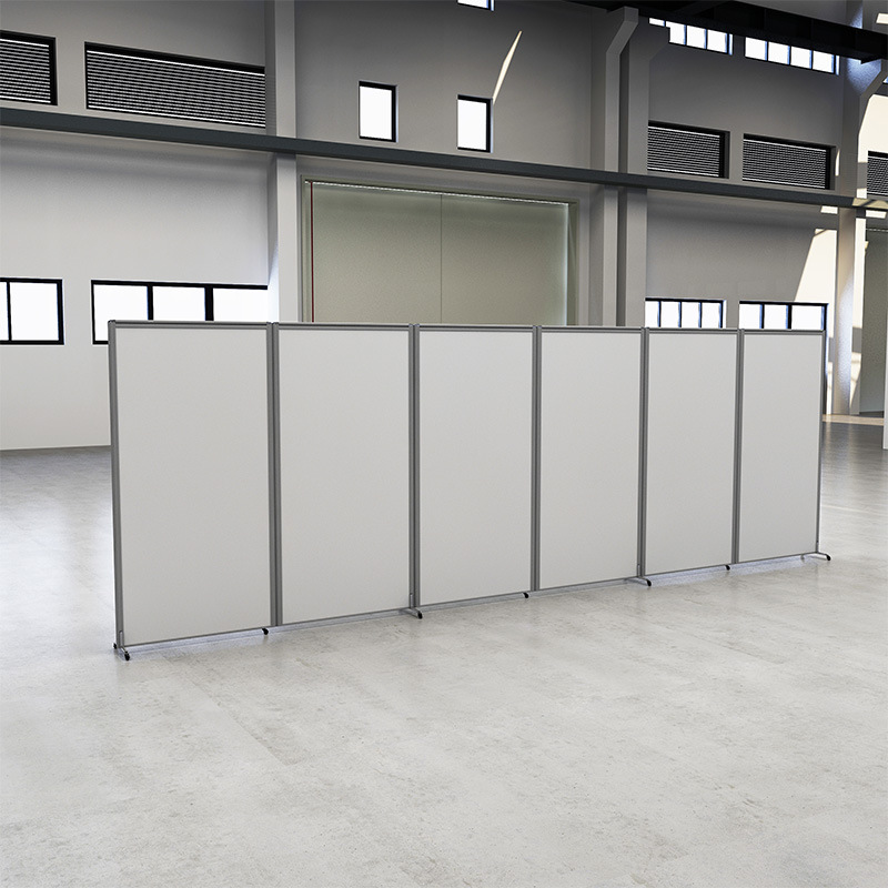 办公室工厂移动折叠屏风隔断 车间仓库简易活动隔断带轮可折叠屏