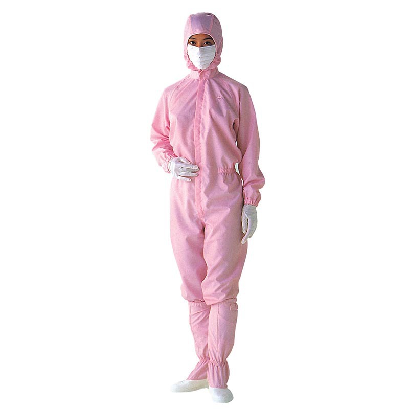 防静电工作服连体防尘衣工厂车间无尘全套连脚一体洁净服连帽大褂