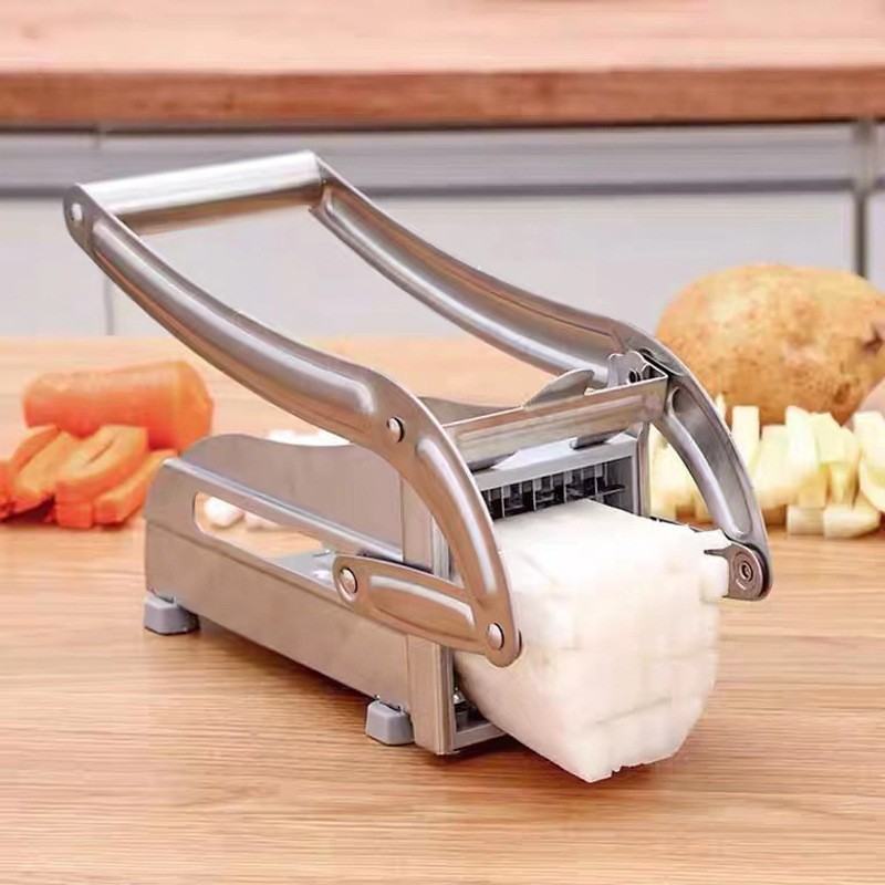 New Cross-Border Hot Potato Machine Potato Cutter Cucumber Vegetable and Fruit Multi-Functional Stainless Steel Cutting Vegetable Slicer Tools