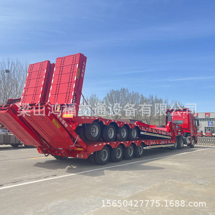 2线3线4线5线6线 120吨配置五线十轴大件运输车 轴线半挂车-阿里巴巴