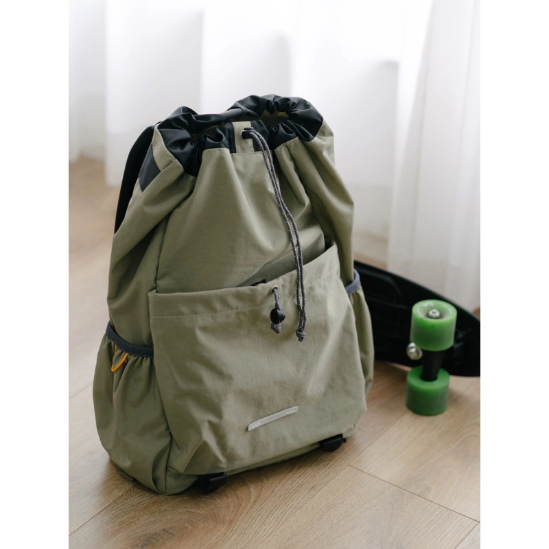 登山包防水罩2023新款韩版抽绳双肩包运动旅行羽毛球男女网球代发