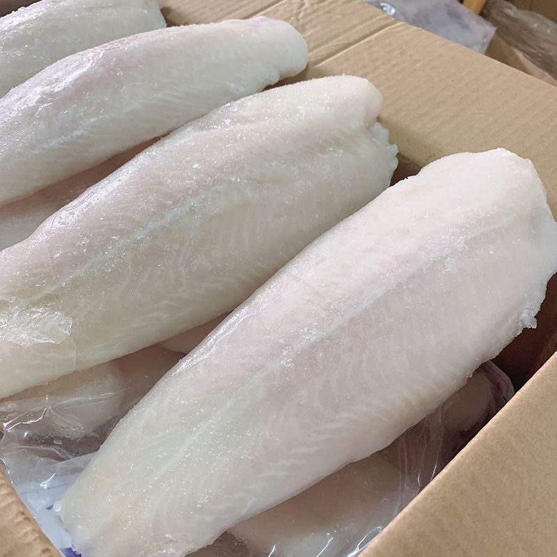 新鲜巴沙鱼柳龙利鱼巴沙鱼片商用20斤整箱龙利鱼片去皮巴沙鱼柳