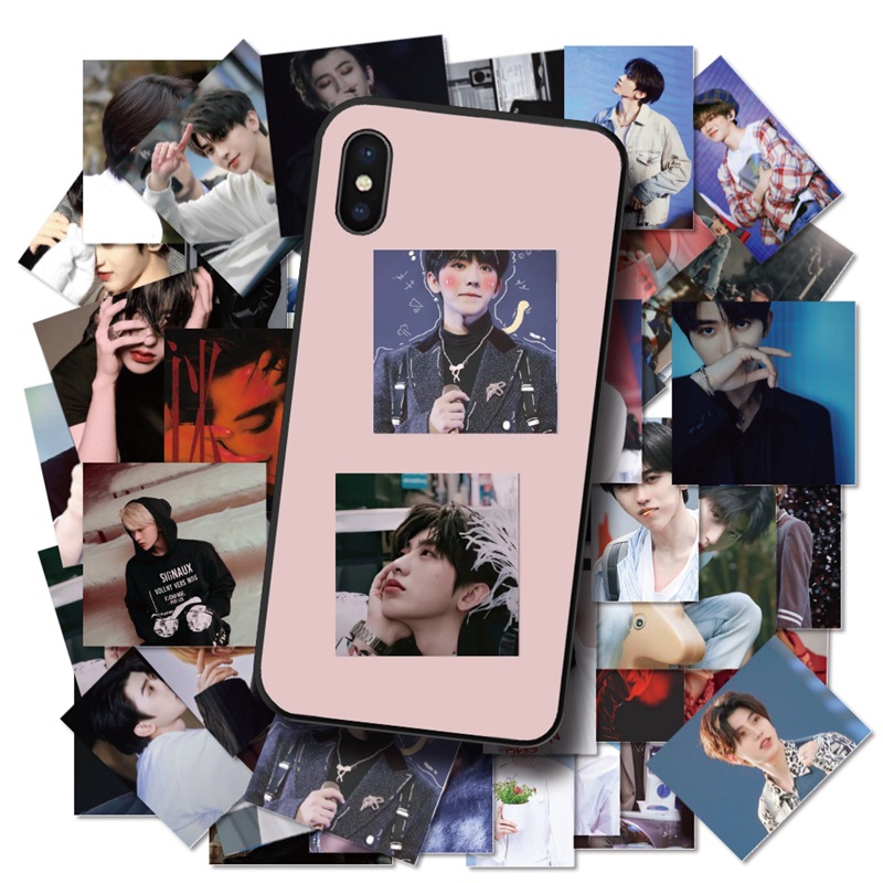 蔡徐坤贴纸 大陆偶像手账素材 nine percent手机壳手帐贴纸