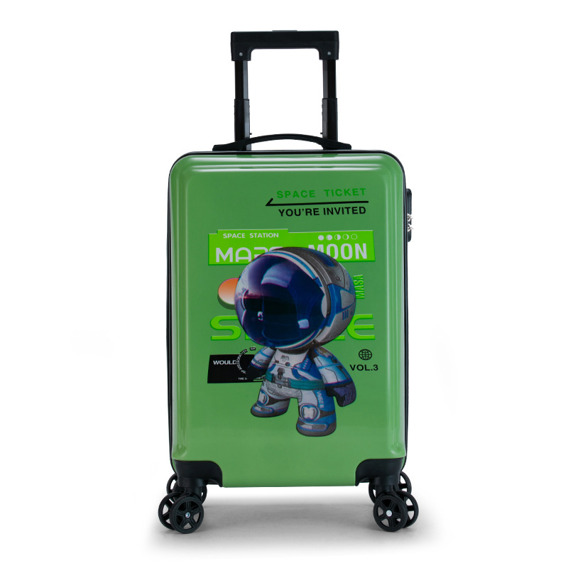 Cartoon Children's Trolley Case 18-Inch Student Luggage Universal Wheel Outdoor Travel Boarding Bag Children's Suitcase