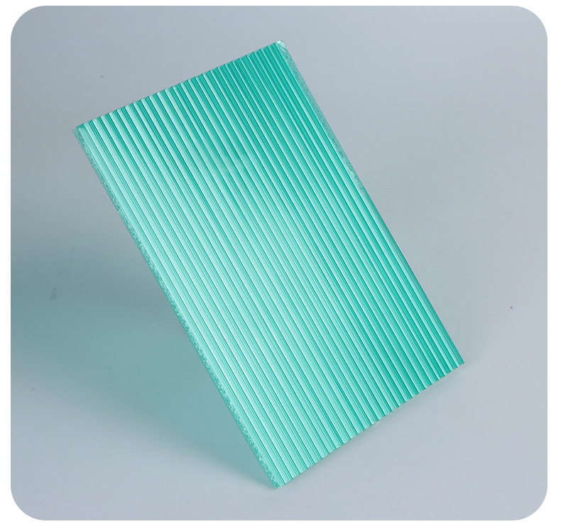 四层pc阳光板温室大棚采光pc中空板车棚雨棚聚碳酸酯遮阳板定制