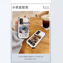 IMD小羊皮软手机壳适用iPhone苹果6S7G15PROMAX2MINI34彩绘保护套