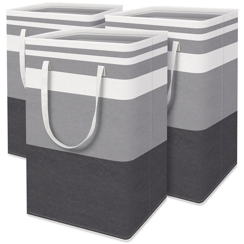 home sundries storage bucket foldable fabric portable storage bucket bathroom linen basket square waterproof laundry baskets