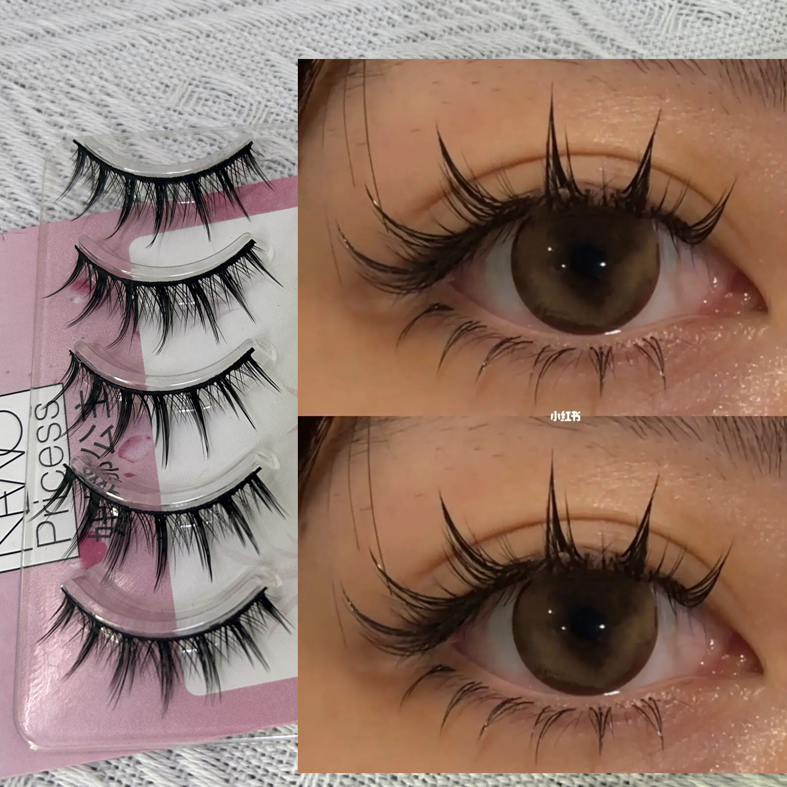 5对装日系cos恶魔款芭比漫画假睫毛御姐萌妹纤长浓密款卷翘睫毛-阿里