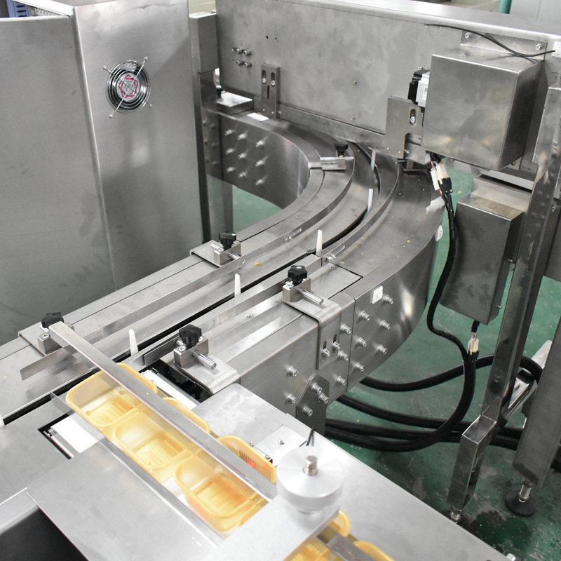 燕麦棒糖果枕式包装机 球状巧克力棒棒糖全自动圆盘包装理料线