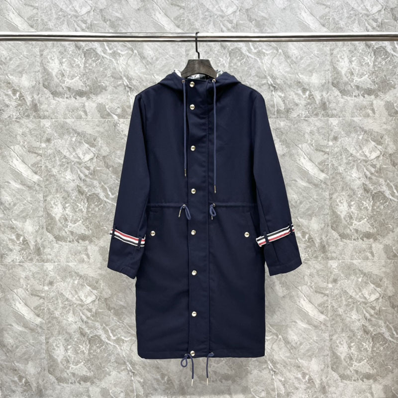 tb秋冬季 长款双袖织带大衣休闲男女情侣款-阿里巴巴