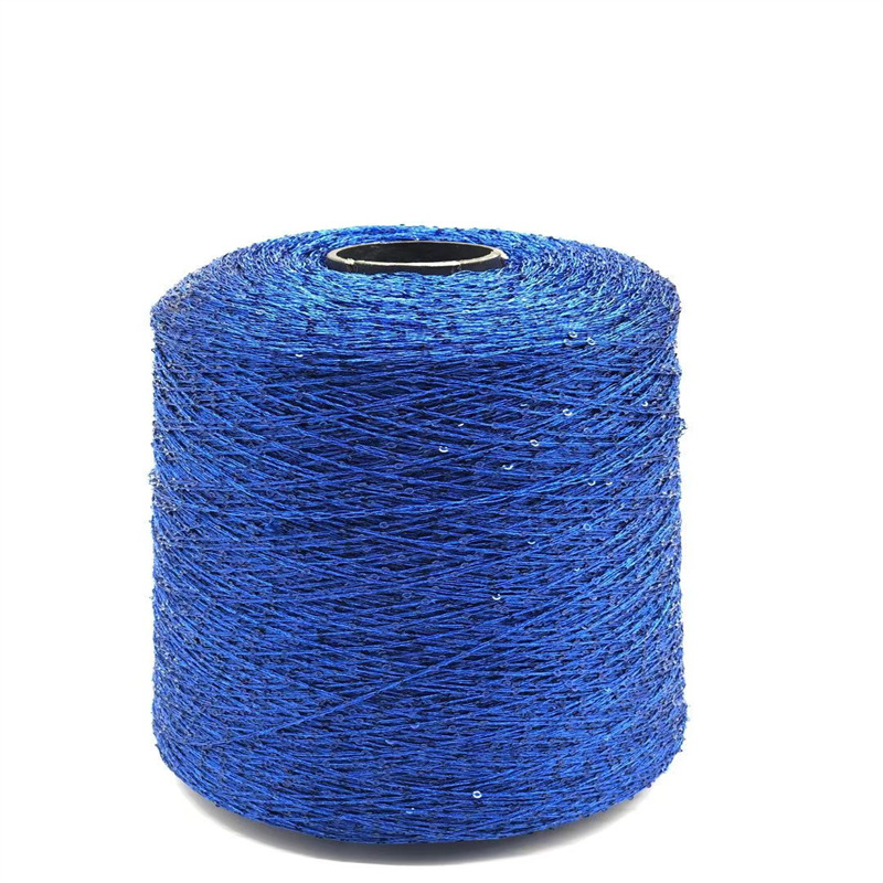 【tx yarn同兴】现货热推 4.5n连片珠片纱 珠片工艺 针织花式纱