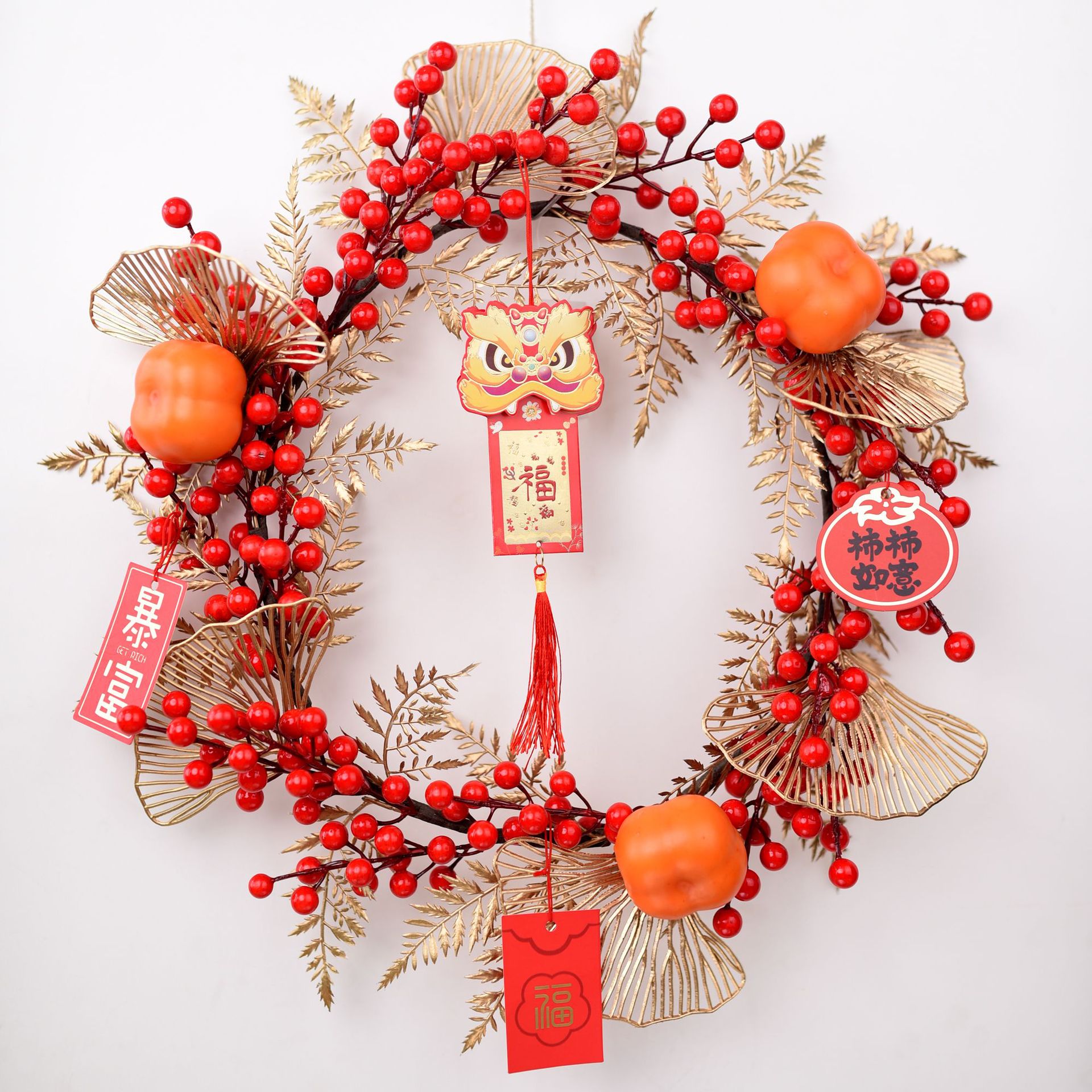 DSEN Indoor Decorations New Year Decoration Pendant Entrance Door Decoration Moving Housewarming Happiness Fu Character Living Room