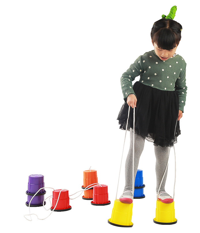 踩高跷幼儿园户外体育活动器械平衡儿童运动玩具感统训练器材家用