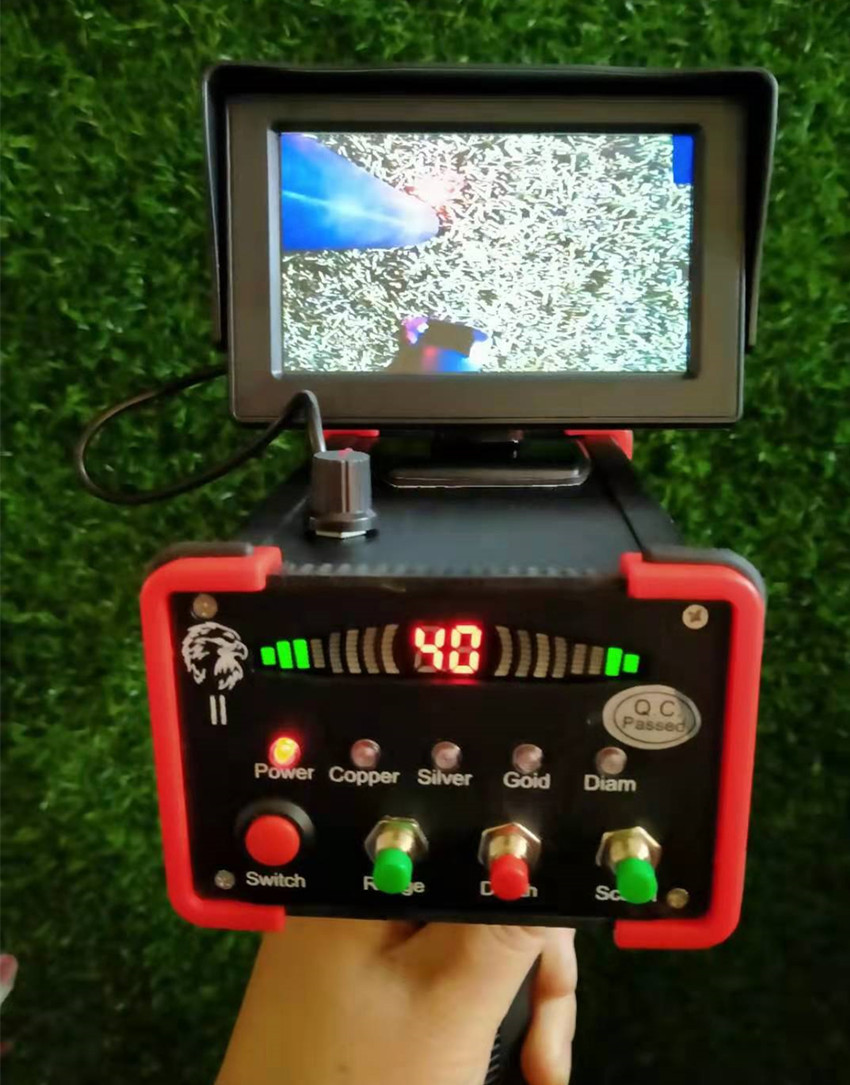 新款黑鹰代远程手持式金属探测器野外探测金银钻石宝石定位机