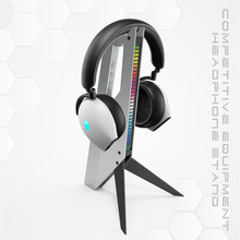 适用AlienWare外星人耳机支架RGB氛围灯效音乐跳动头戴式耳麦挂架