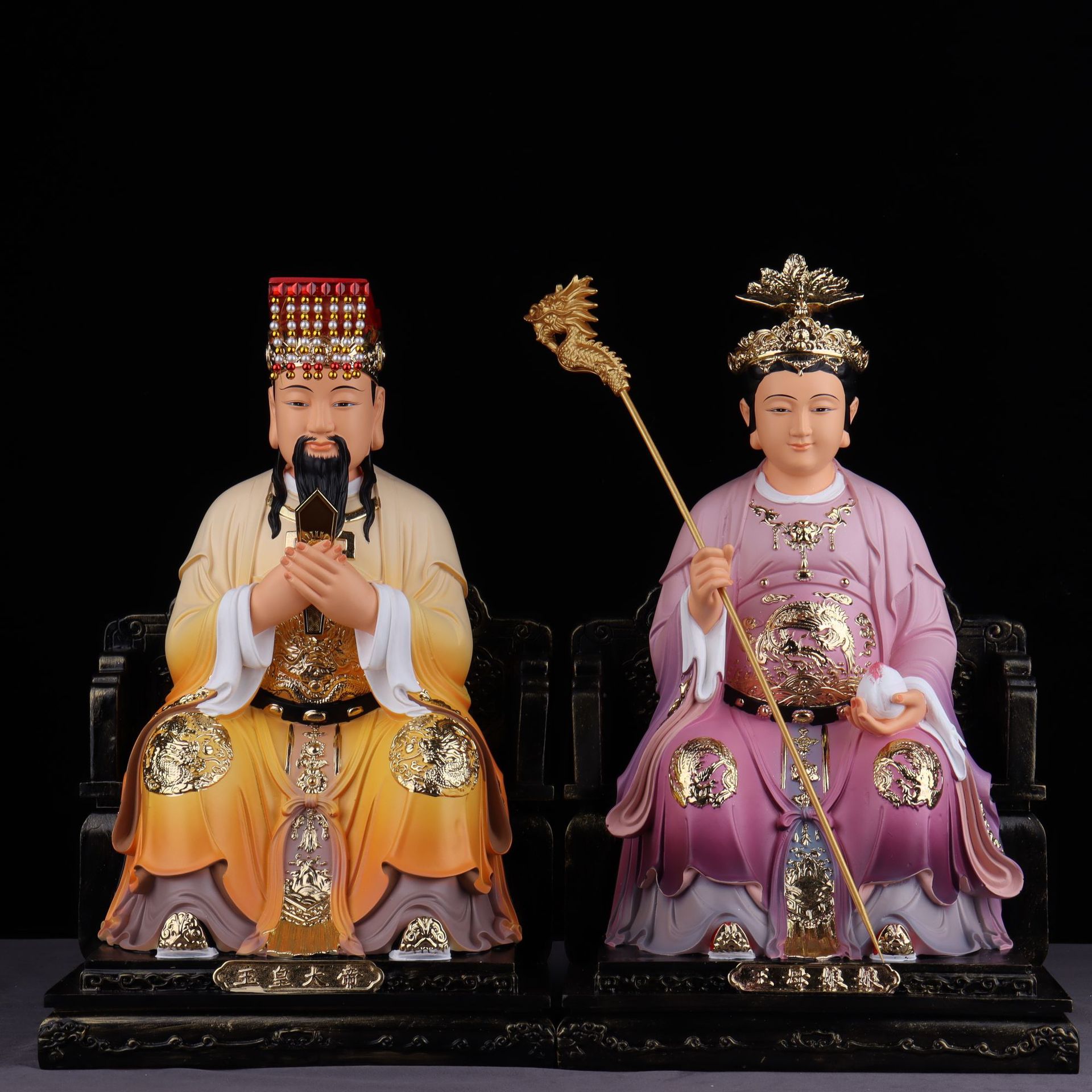 艺体树脂玉帝王母神像玉皇大帝王母娘娘瑶池王母佛像摆件厂家批发