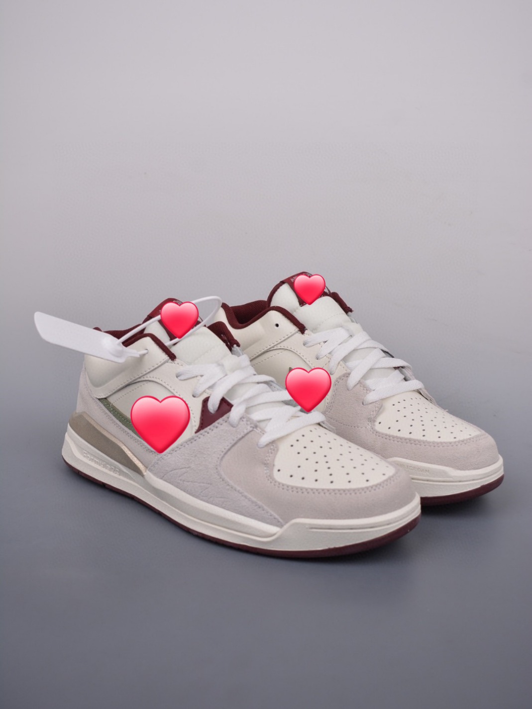 莆田纯原aj90篮球鞋"龙年限定"白绿低帮复古男女百搭运动休闲鞋