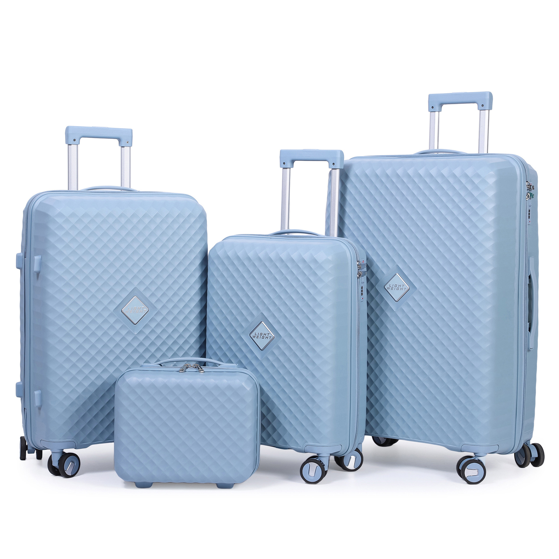 Pp Luggage Factory Travel Box Bag Customized Logo Suitcase