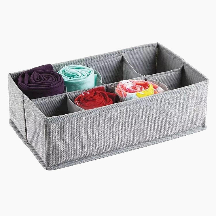 无纺布收纳盒可折叠抽屉杂物整理盒内衣文胸袜子储物盒收纳箱
