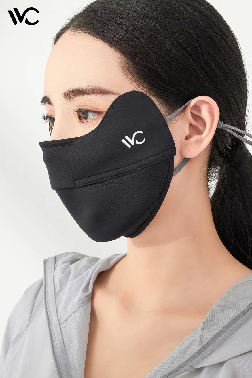 vvc都市系列防晒口罩女神时尚全脸罩防紫外线透气立体vtk2s090
