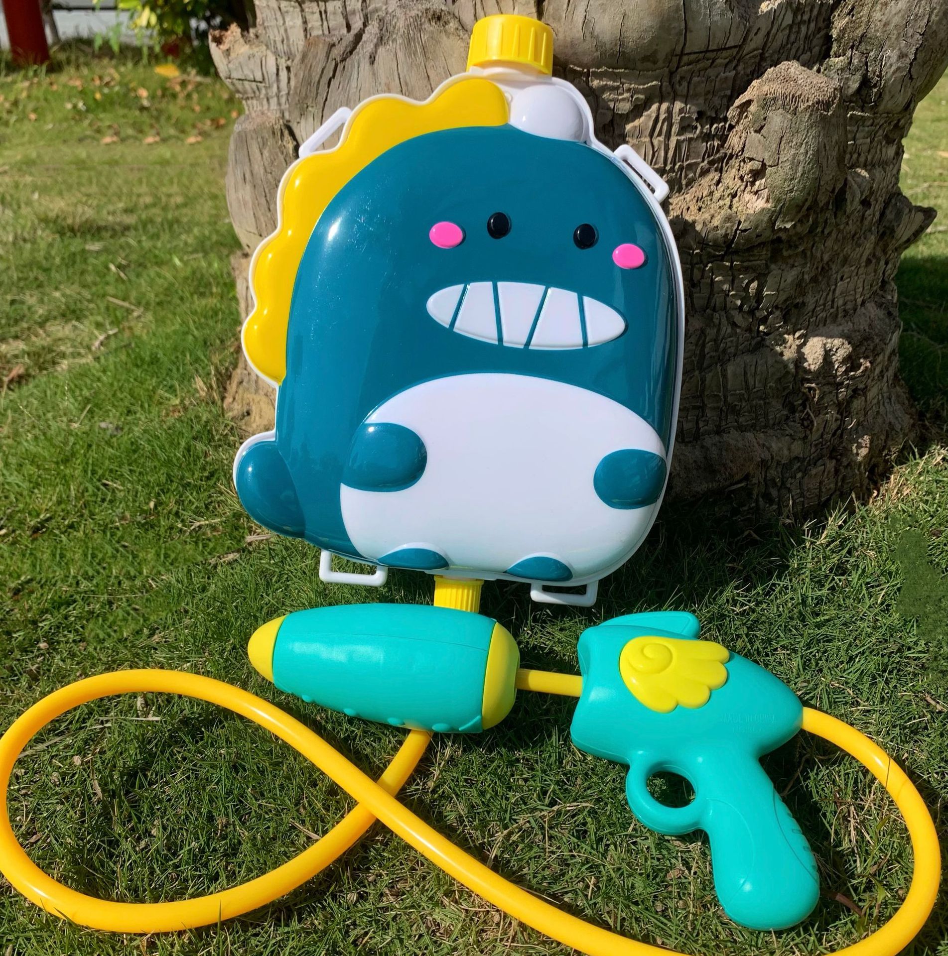 Children's Backpack Water Gun Summer Water Toys Pull-out Large Capacity Boy and Girl Baby Kids One Piece Dropshipping