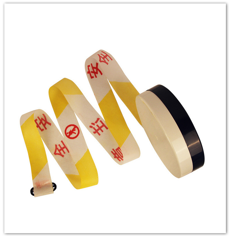 警戒线隔离带交通安全加厚50米-100米警示带盘式伸缩带反光