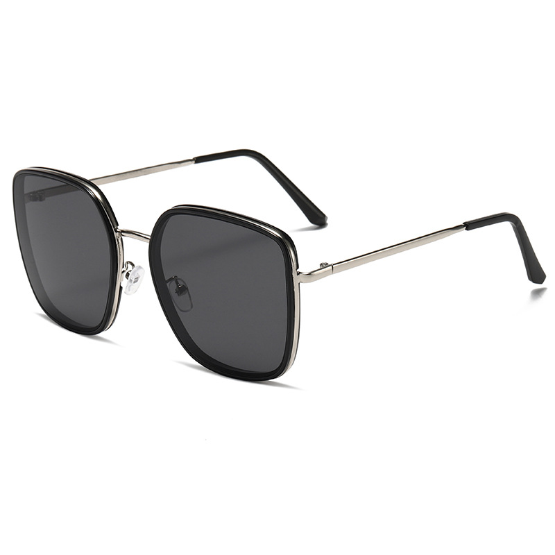 2024 New Korean Large Rim Sunglasses Fashion Women's Sunglasses Uv Protection Glasses 8055