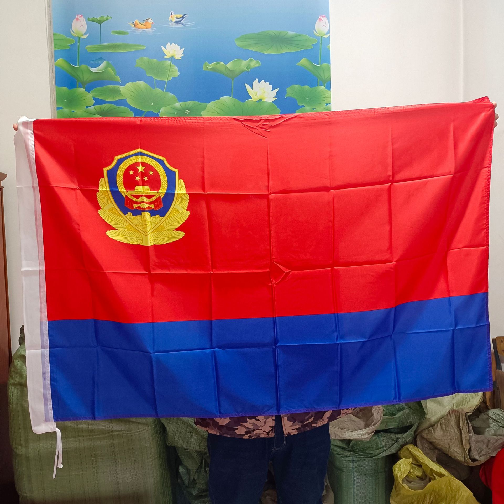 旗帜批发2号3号4号5号警察节旗子中国人民警察标志旗