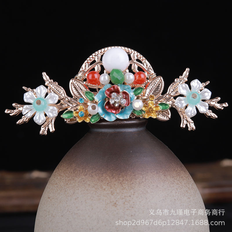 汉服头饰古代发冠少女头冠古风发饰古装配饰顶钗发簪盘发头钗