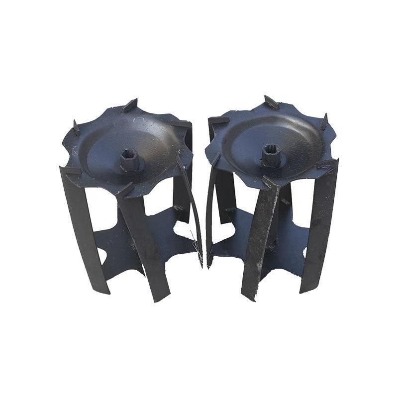 微耕机除草轮防缠轮锄草神器五角星钢筋圈锄草轮除草刀除草神器