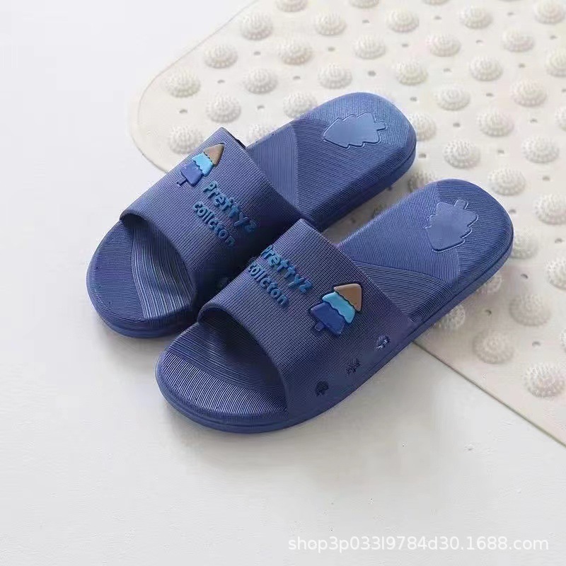 Fashion Couple Ladies' Sandals Summer Bathroom Outdoor All-Matching Non-Slip Wear-Resistant Wholesale Cartoon Foreign Trade Delivery