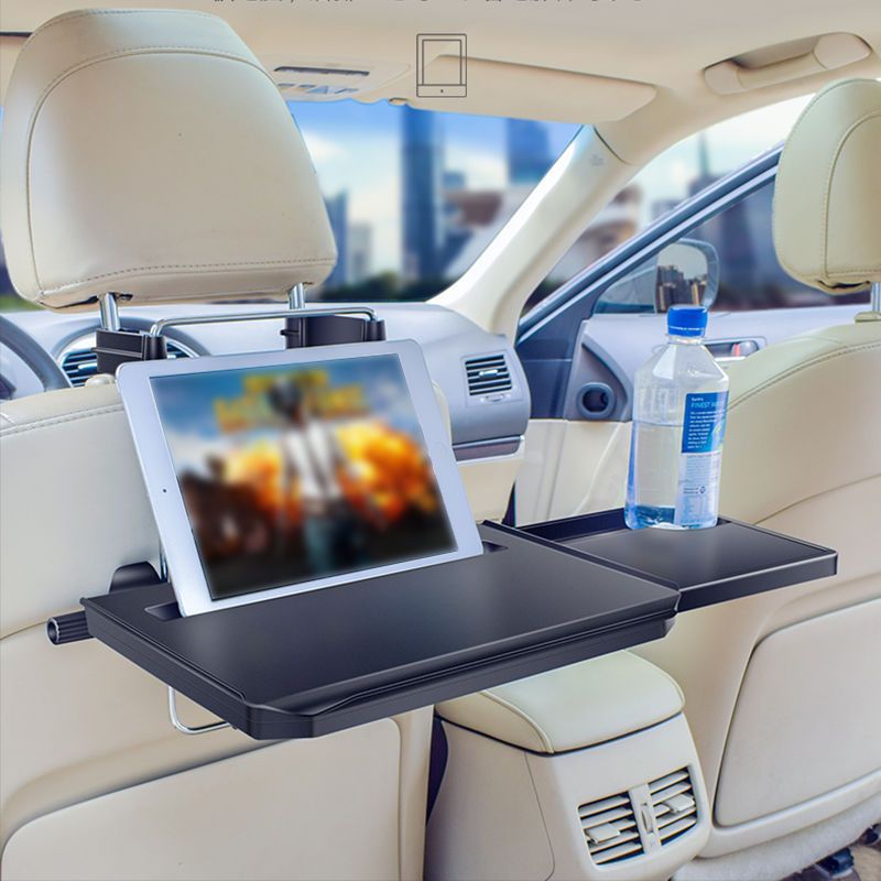 车载小桌板板车用多功能可折叠电脑汽车后排创意餐桌学习办公桌热