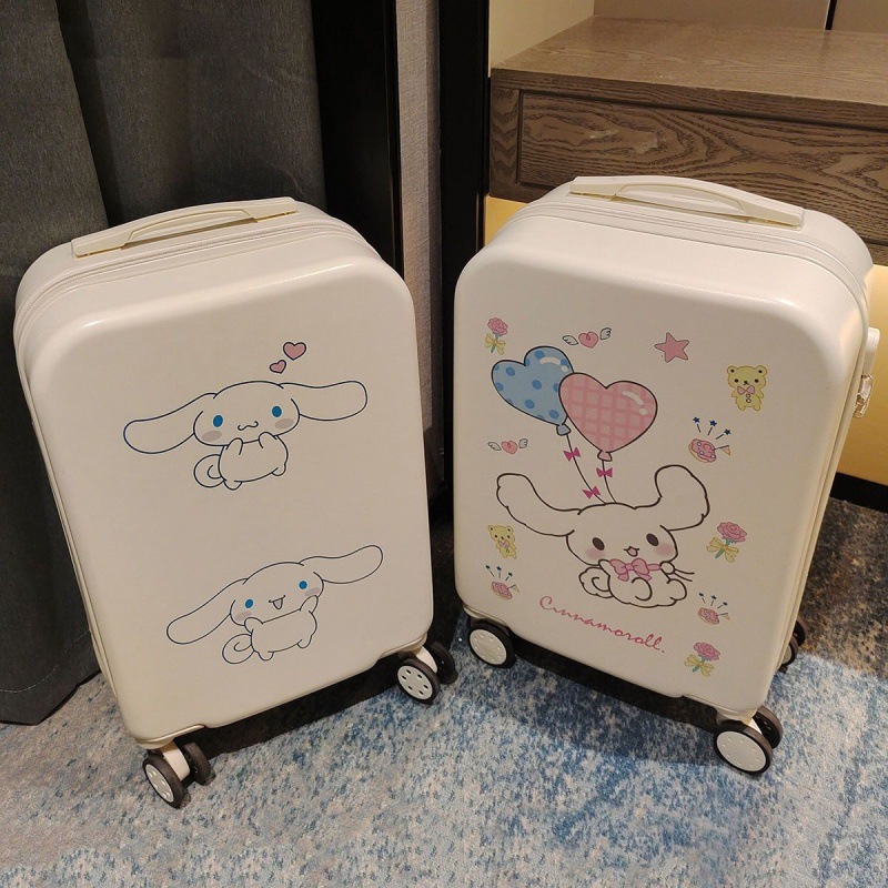 Cinnamoroll Babycinnamoroll Women's Luggage Student Only New Cute Ins Password Suitcase Durable Traveling Trolley Case 24 Mother and Son