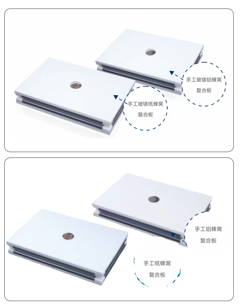 手工净化岩棉彩钢板 洁净复合夹芯板玻镁净化板 无尘车间装修用品