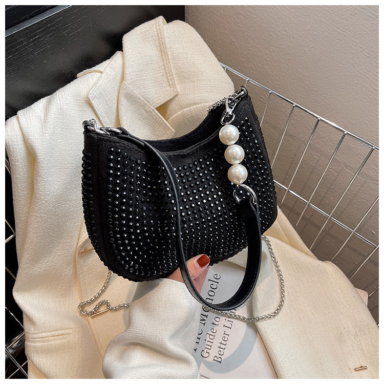 Fashion Light Diamond Bag Women's Bag Spring New Fashion Shoulder Underarm Bag Internet Celebrity Foreign Trade Wholesale Niche Women Bag