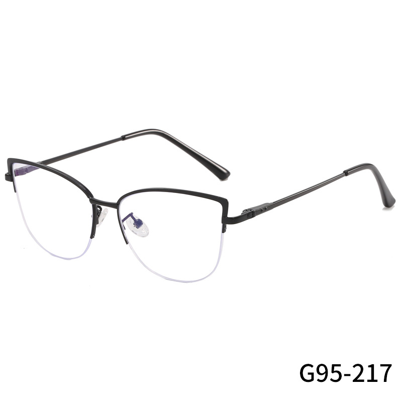 2023 New Student Myopia Glasses Rim Men's and Women's Fashion Artistic Optical Frame Wearing Light Comfortable Glasses