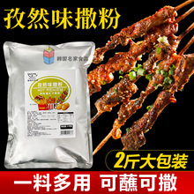 韩式烤肉蘸料烧烤料撒料孜然粉东北烧烤蘸料干料烧烤调料1kg*20袋