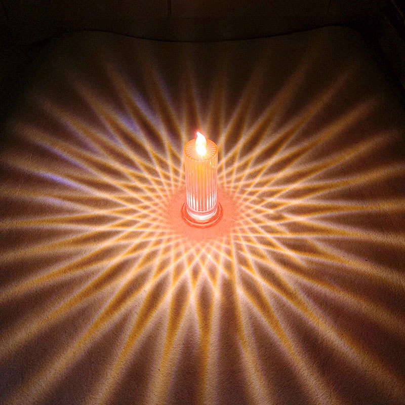  Projection Refracting Electric Candle Lamp
