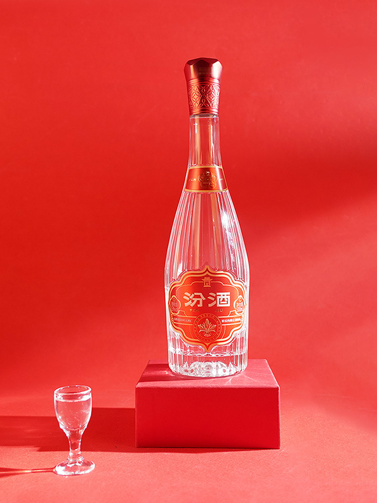 山西杏花村酒 53度献礼版玻500ml*6瓶纯粮酒白酒-阿里巴巴