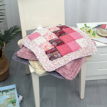 【小额批发】韩式全棉绗缝拼布椅子垫防滑餐饮垫办公室馒头椅子垫