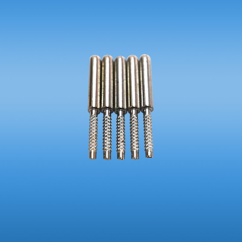 东莞圆头充电器端子厂家供应 4.0*2.3*39镀镍欧规圆头滚花插脚