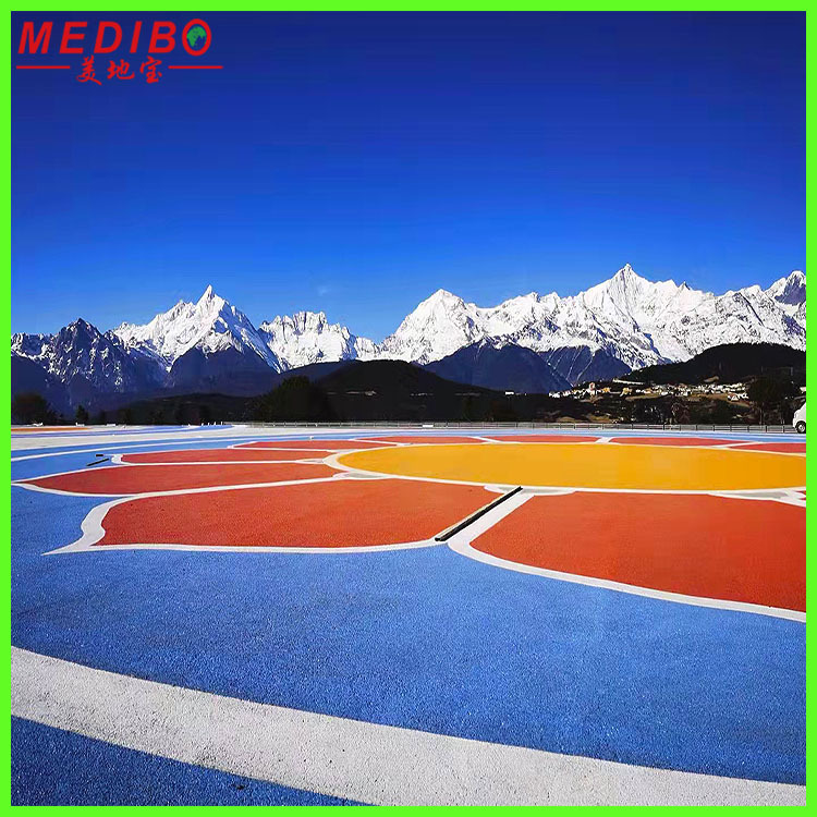 美地宝 mma水性彩色防滑路面 mma路面艺术涂料 地坪 沥青漆