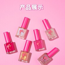 MINISO名创优品KH芭比Barbie油性指甲油少女甜美色系免烤快干